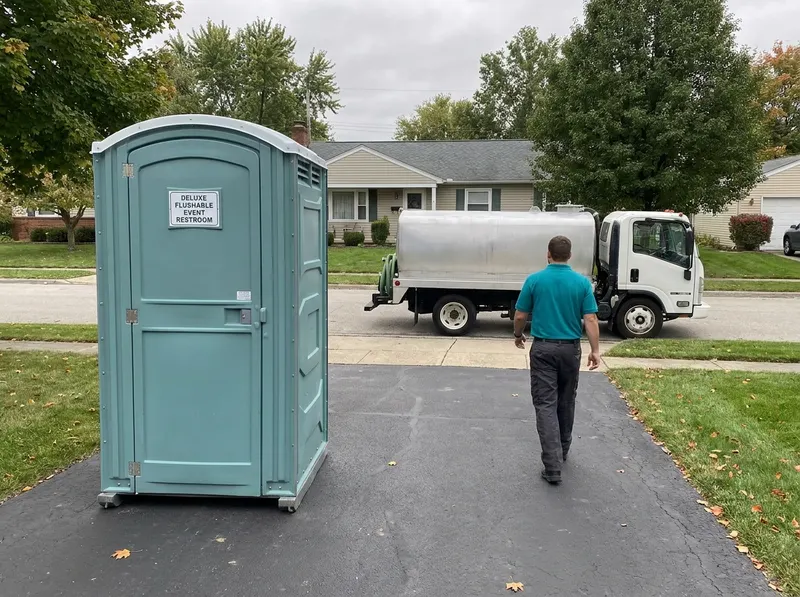 Deluxe Flushable Event Restrooms in Dayton, OH